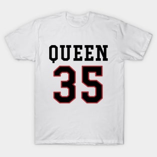 35th Birthday Gift Slab Queen 35 T-Shirt